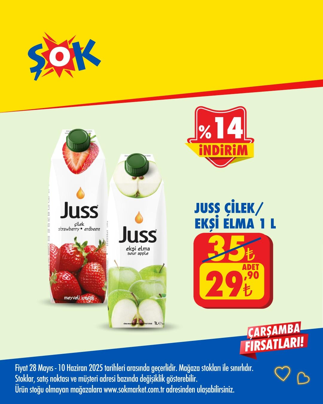ŞOK market, yaz sezonuna özel indirimlerle tüketicilerin yanında!  28 Mayıs - 10 Haziran 2025 - 31