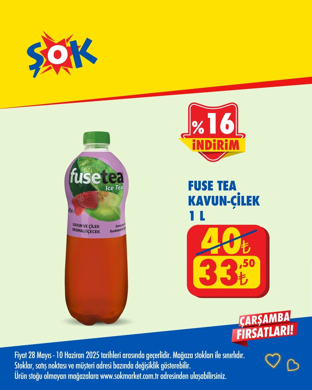 ŞOK market, yaz sezonuna özel indirimlerle tüketicilerin yanında!  28 Mayıs - 10 Haziran 2025 - 32