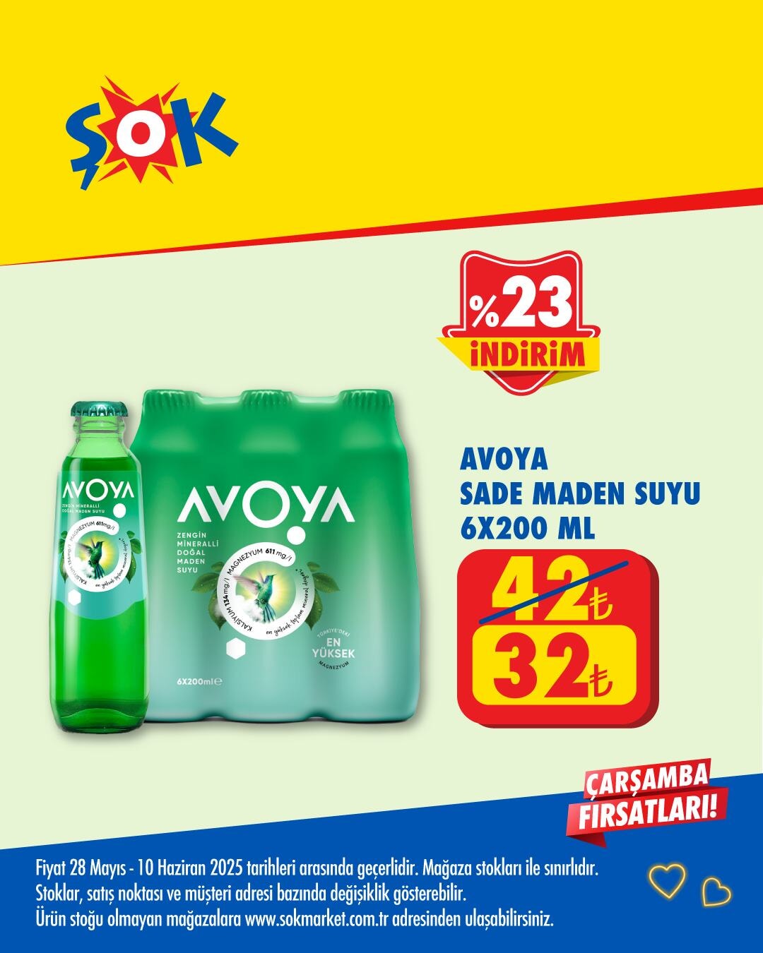 ŞOK market, yaz sezonuna özel indirimlerle tüketicilerin yanında!  28 Mayıs - 10 Haziran 2025 - 36