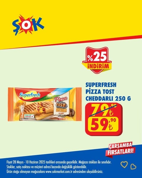 ŞOK market, yaz sezonuna özel indirimlerle tüketicilerin yanında!  28 Mayıs - 10 Haziran 2025 - 43