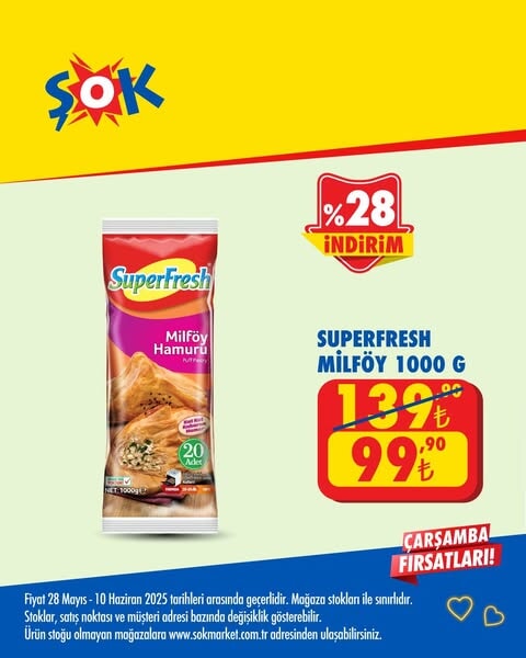 ŞOK market, yaz sezonuna özel indirimlerle tüketicilerin yanında!  28 Mayıs - 10 Haziran 2025 - 44