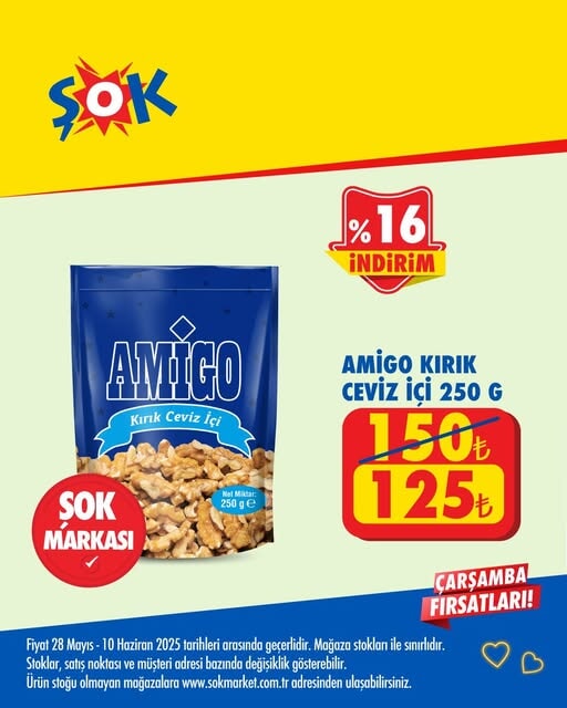 ŞOK market, yaz sezonuna özel indirimlerle tüketicilerin yanında!  28 Mayıs - 10 Haziran 2025 - 45