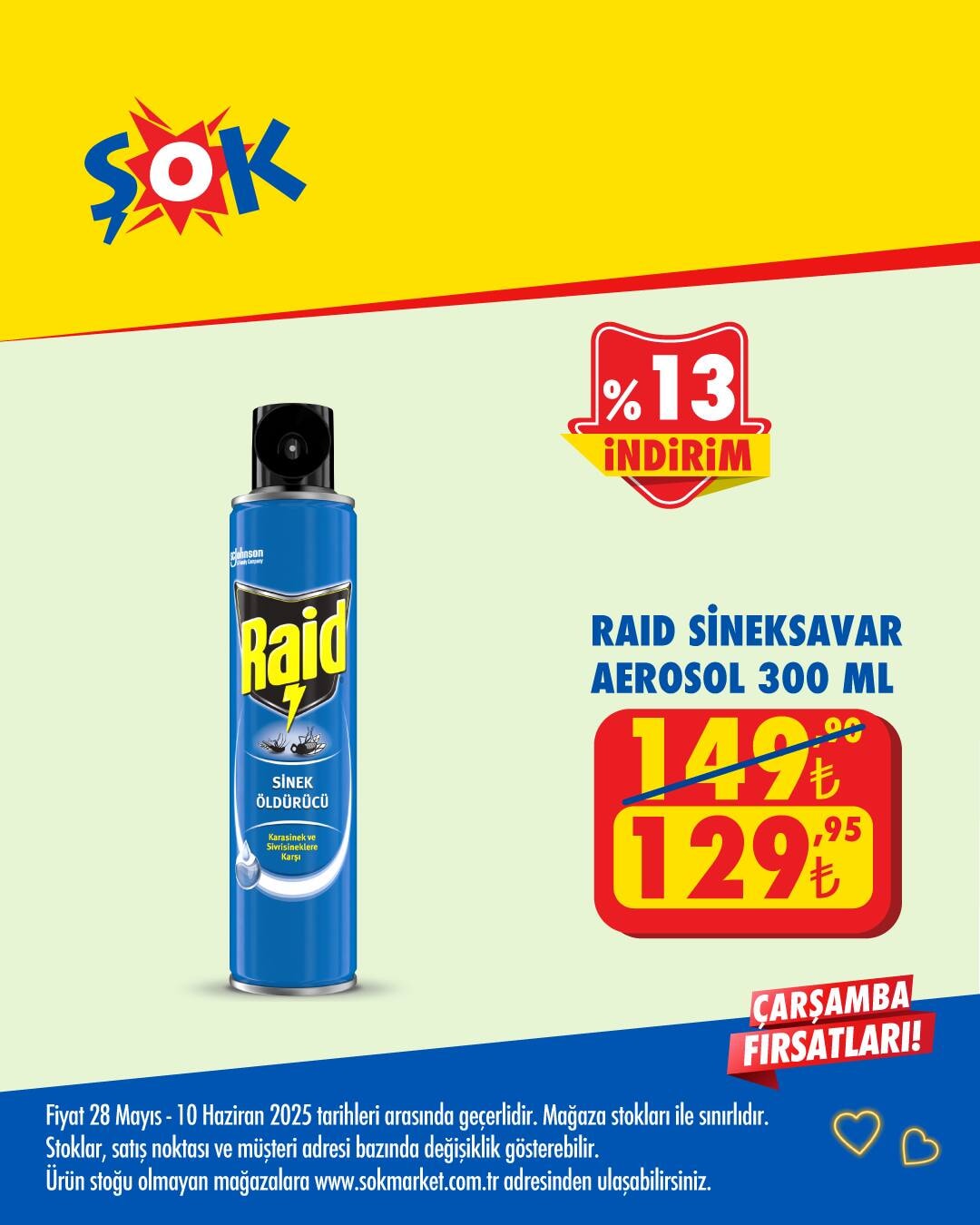 ŞOK market, yaz sezonuna özel indirimlerle tüketicilerin yanında!  28 Mayıs - 10 Haziran 2025 - 50