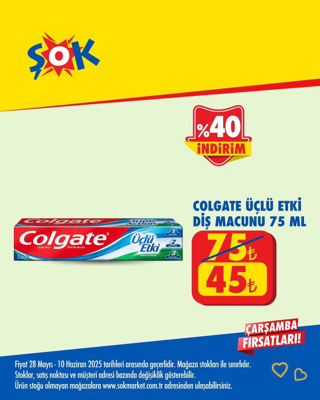 ŞOK market, yaz sezonuna özel indirimlerle tüketicilerin yanında!  28 Mayıs - 10 Haziran 2025 - 62