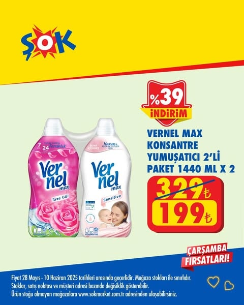 ŞOK market, yaz sezonuna özel indirimlerle tüketicilerin yanında!  28 Mayıs - 10 Haziran 2025 - 67