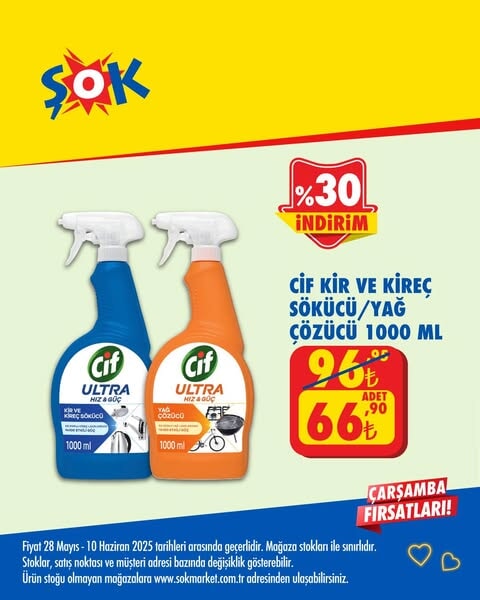 ŞOK market, yaz sezonuna özel indirimlerle tüketicilerin yanında!  28 Mayıs - 10 Haziran 2025 - 68