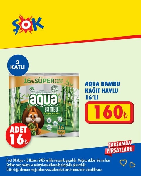 ŞOK market, yaz sezonuna özel indirimlerle tüketicilerin yanında!  28 Mayıs - 10 Haziran 2025 - 70