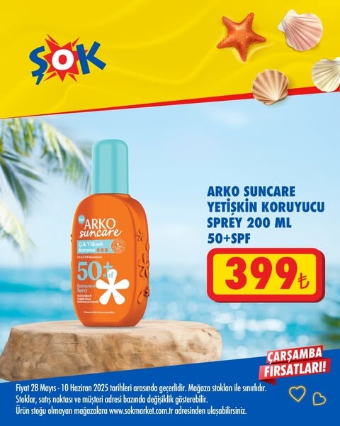 ŞOK market, yaz sezonuna özel indirimlerle tüketicilerin yanında!  28 Mayıs - 10 Haziran 2025 - 79