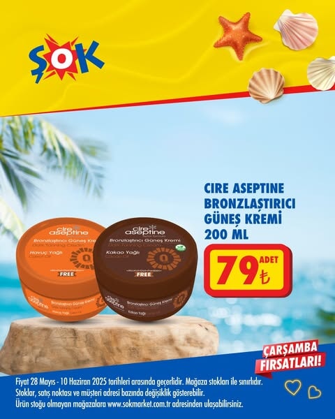 ŞOK market, yaz sezonuna özel indirimlerle tüketicilerin yanında!  28 Mayıs - 10 Haziran 2025 - 81