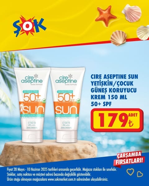 ŞOK market, yaz sezonuna özel indirimlerle tüketicilerin yanında!  28 Mayıs - 10 Haziran 2025 - 82