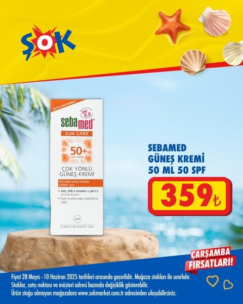 ŞOK market, yaz sezonuna özel indirimlerle tüketicilerin yanında!  28 Mayıs - 10 Haziran 2025 - 86