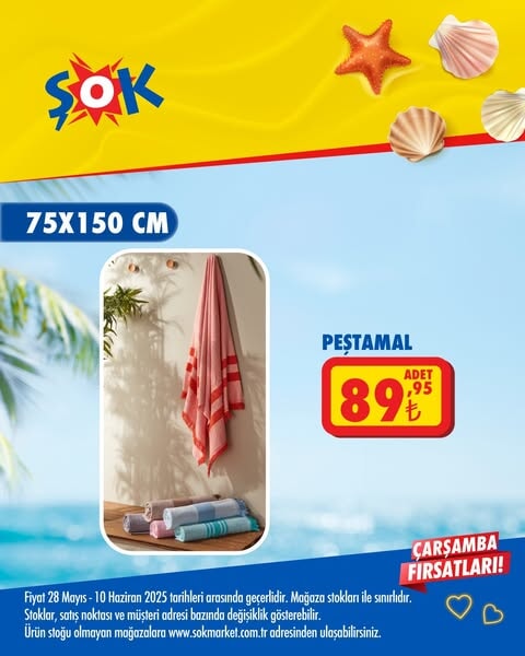 ŞOK market, yaz sezonuna özel indirimlerle tüketicilerin yanında!  28 Mayıs - 10 Haziran 2025 - 93
