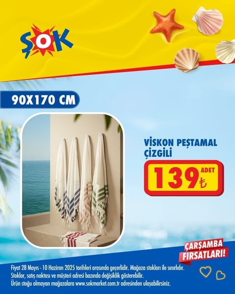 ŞOK market, yaz sezonuna özel indirimlerle tüketicilerin yanında!  28 Mayıs - 10 Haziran 2025 - 95