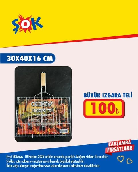 ŞOK market, yaz sezonuna özel indirimlerle tüketicilerin yanında!  28 Mayıs - 10 Haziran 2025 - 122