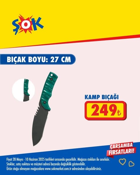 ŞOK market, yaz sezonuna özel indirimlerle tüketicilerin yanında!  28 Mayıs - 10 Haziran 2025 - 136