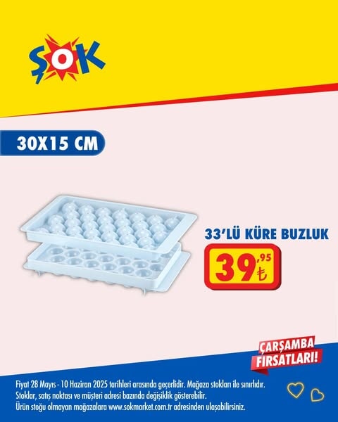 ŞOK market, yaz sezonuna özel indirimlerle tüketicilerin yanında!  28 Mayıs - 10 Haziran 2025 - 154