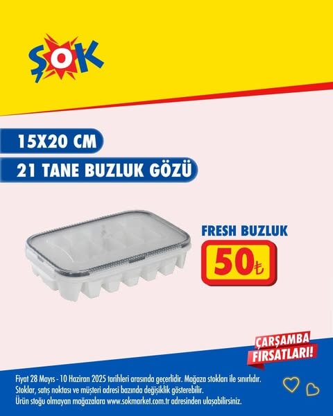 ŞOK market, yaz sezonuna özel indirimlerle tüketicilerin yanında!  28 Mayıs - 10 Haziran 2025 - 155