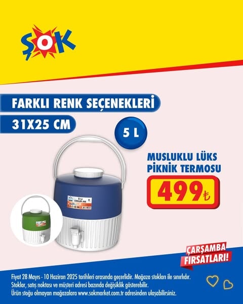 ŞOK market, yaz sezonuna özel indirimlerle tüketicilerin yanında!  28 Mayıs - 10 Haziran 2025 - 162