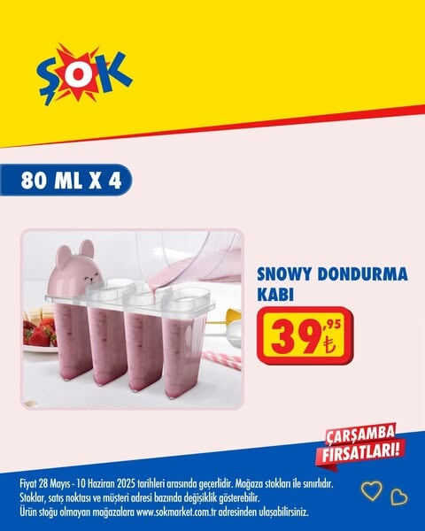 ŞOK market, yaz sezonuna özel indirimlerle tüketicilerin yanında!  28 Mayıs - 10 Haziran 2025 - 166