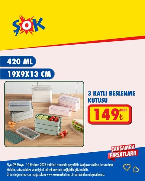 ŞOK market, yaz sezonuna özel indirimlerle tüketicilerin yanında!  28 Mayıs - 10 Haziran 2025 - 167
