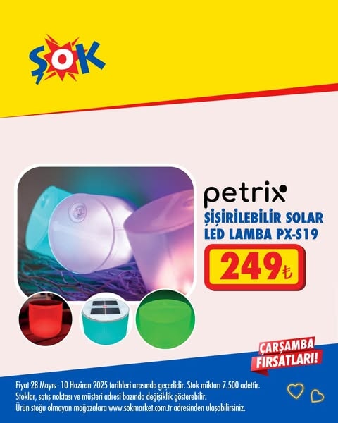 ŞOK market, yaz sezonuna özel indirimlerle tüketicilerin yanında!  28 Mayıs - 10 Haziran 2025 - 168