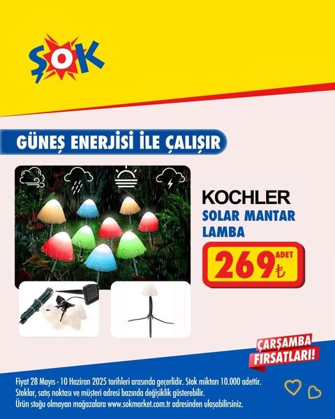 ŞOK market, yaz sezonuna özel indirimlerle tüketicilerin yanında!  28 Mayıs - 10 Haziran 2025 - 174