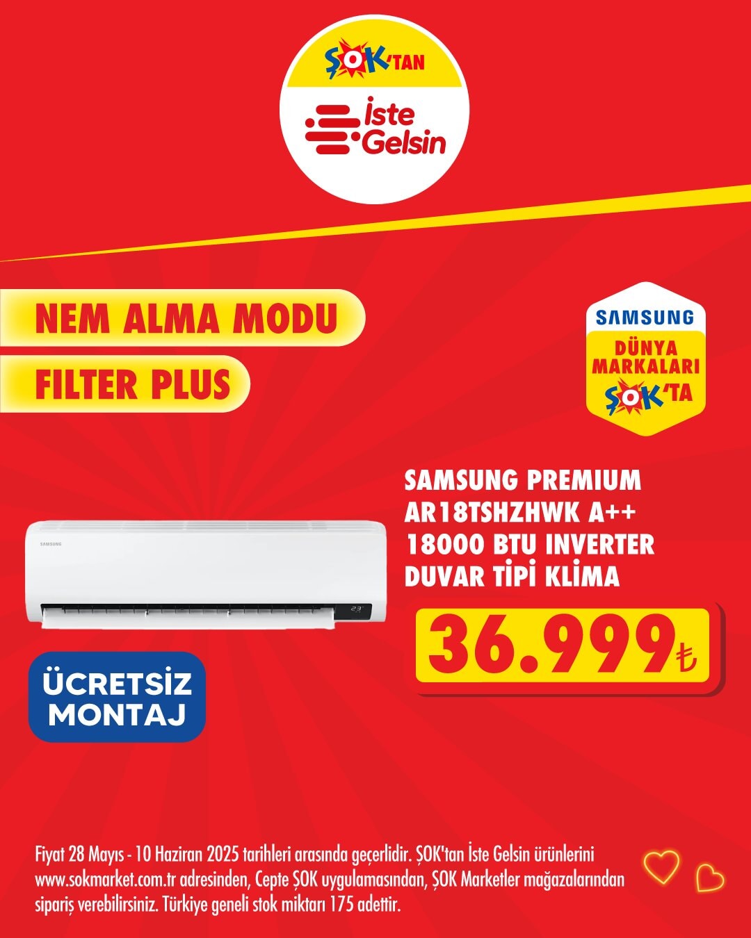 ŞOK market, yaz sezonuna özel indirimlerle tüketicilerin yanında!  28 Mayıs - 10 Haziran 2025 - 181