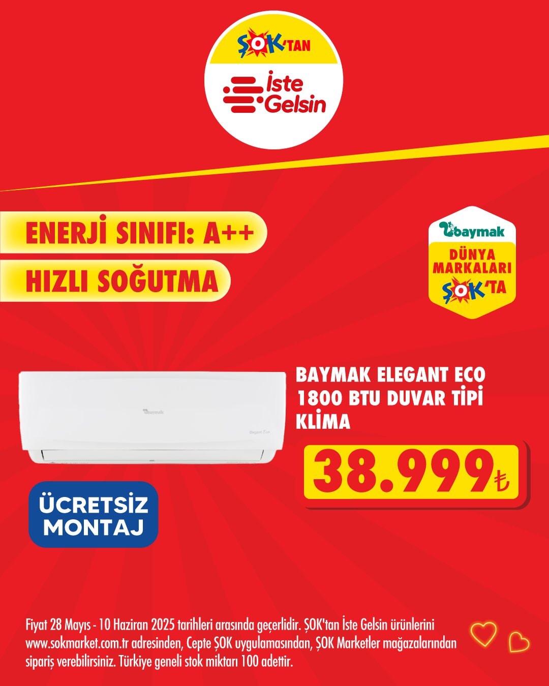 ŞOK market, yaz sezonuna özel indirimlerle tüketicilerin yanında!  28 Mayıs - 10 Haziran 2025 - 182