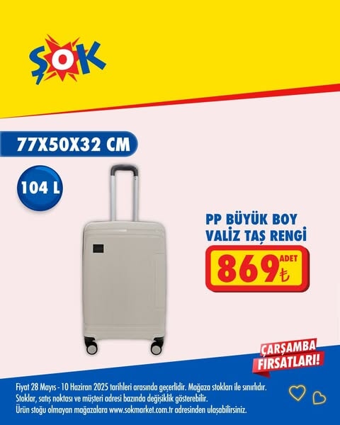 ŞOK market, yaz sezonuna özel indirimlerle tüketicilerin yanında!  28 Mayıs - 10 Haziran 2025 - 191