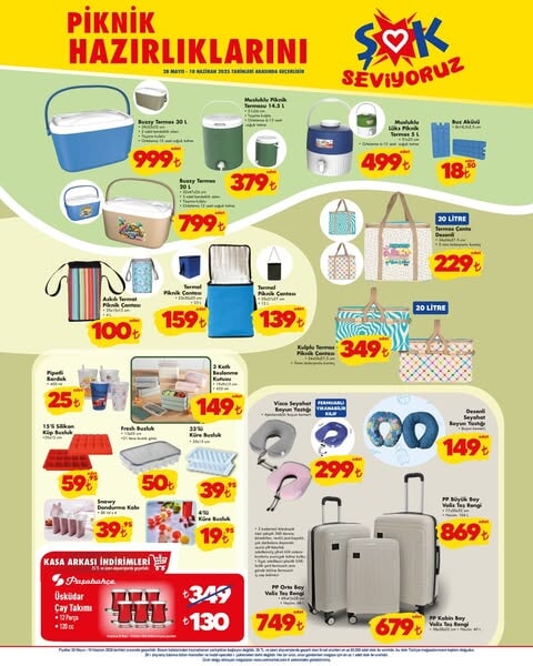 ŞOK market, yaz sezonuna özel indirimlerle tüketicilerin yanında!  28 Mayıs - 10 Haziran 2025 - 207