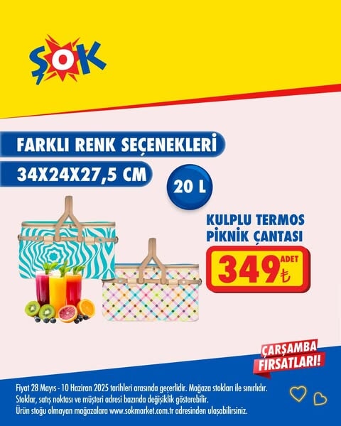 ŞOK market, yaz sezonuna özel indirimlerle tüketicilerin yanında!  28 Mayıs - 10 Haziran 2025 - 208