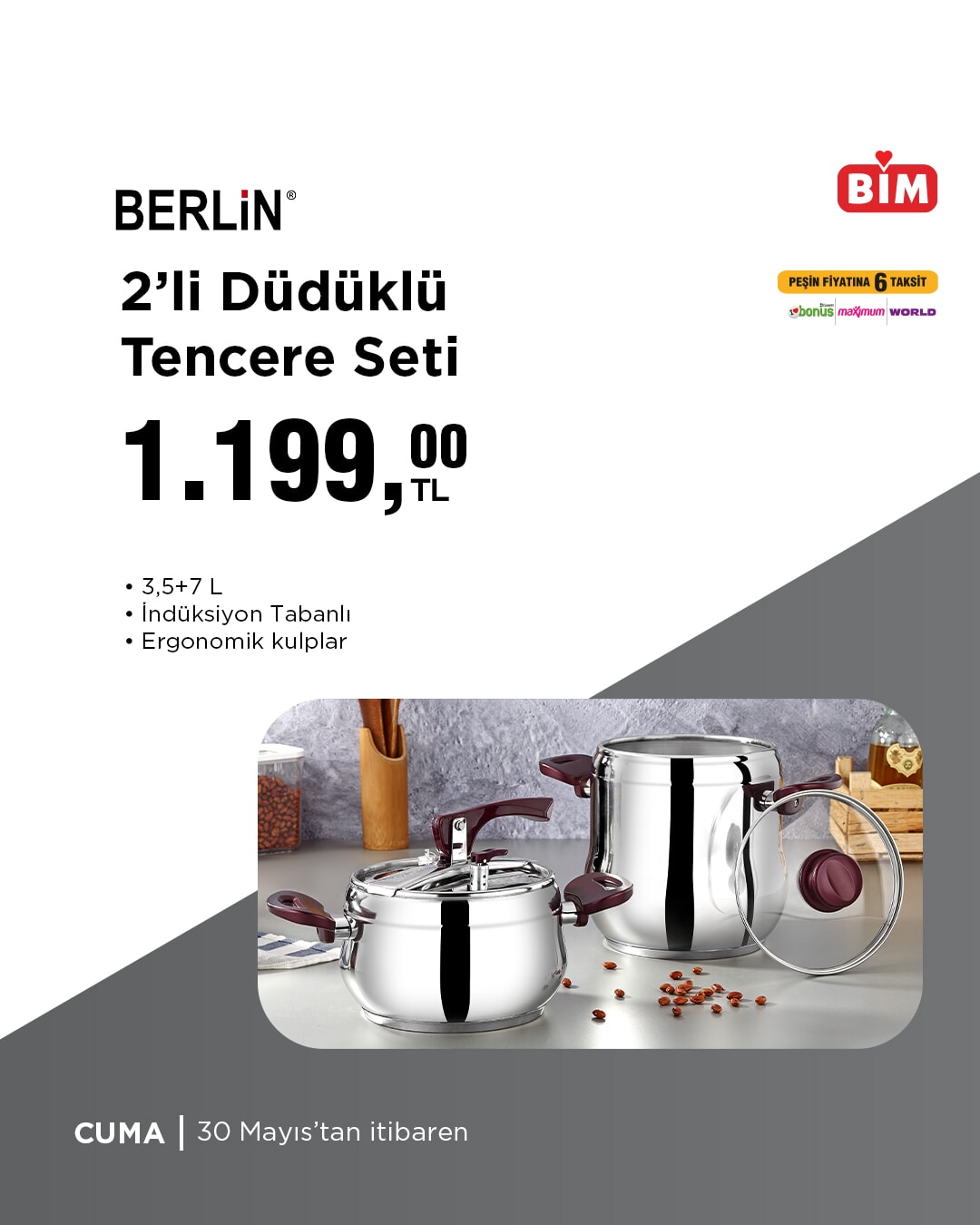 BİM, 30 Mayıs 2025 Cuma günü ürünleri belli oldu! 30 Aralık BİM indirimli ürünler kataloğu'nda bu hafta neler var? - 170
