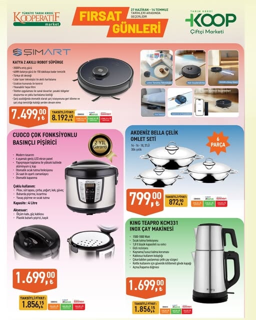 Tarım Kredi KOOP Çiftçi Marketi'nde 27-30 Haziran indirimleri! Temel gıda ve ihtiyaç ürünlerinde fiyat avantajı - 7