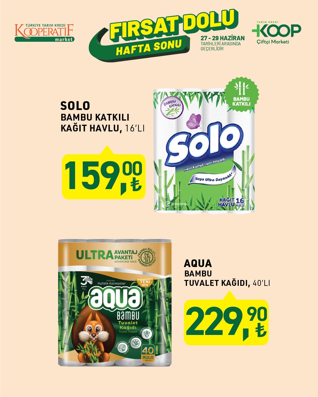 Tarım Kredi KOOP Çiftçi Marketi'nde 27-30 Haziran indirimleri! Temel gıda ve ihtiyaç ürünlerinde fiyat avantajı - 9