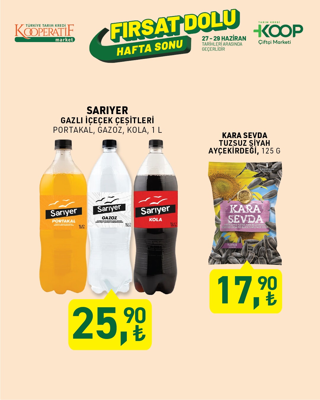 Tarım Kredi KOOP Çiftçi Marketi'nde 27-30 Haziran indirimleri! Temel gıda ve ihtiyaç ürünlerinde fiyat avantajı - 12