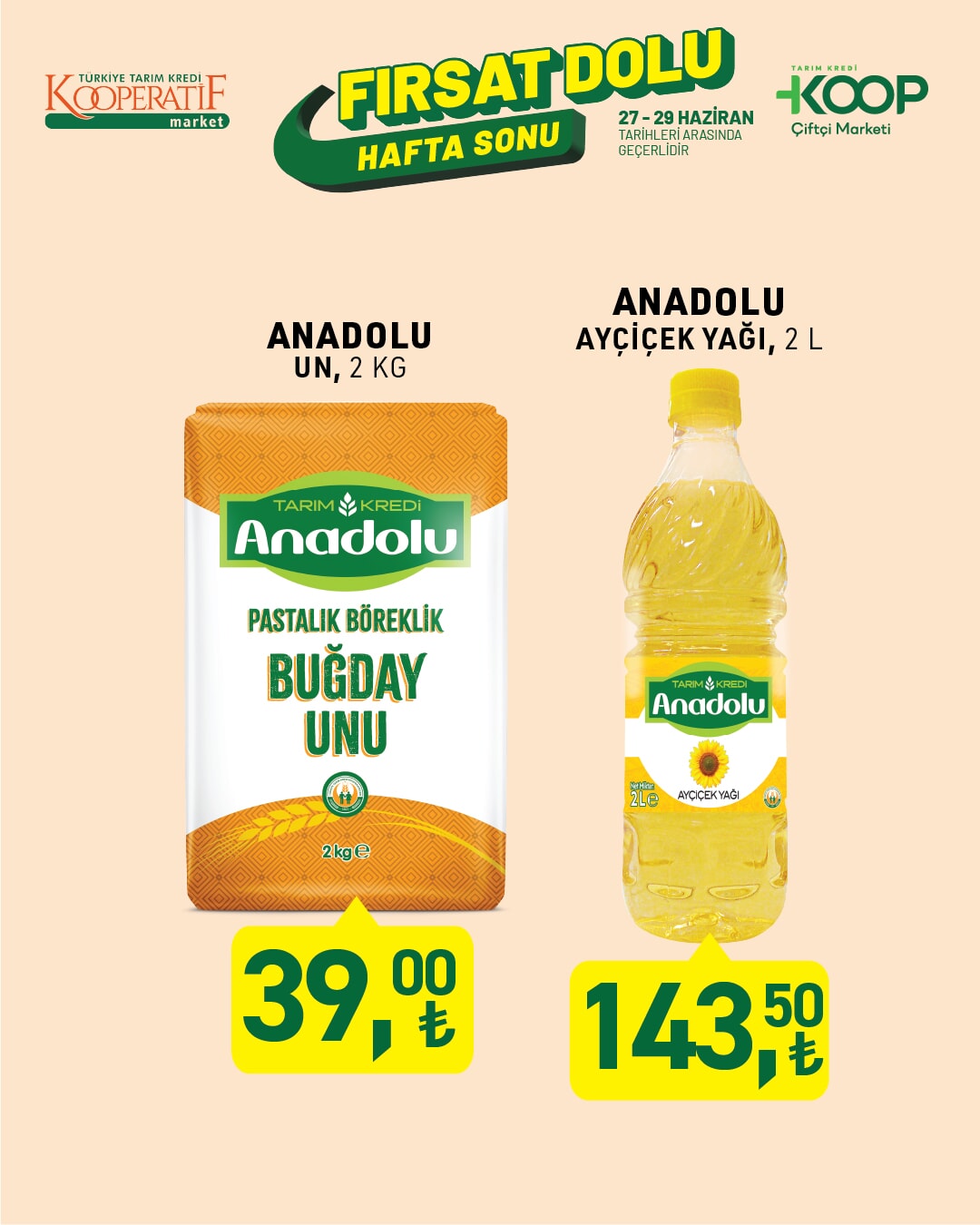 Tarım Kredi KOOP Çiftçi Marketi'nde 27-30 Haziran indirimleri! Temel gıda ve ihtiyaç ürünlerinde fiyat avantajı - 14