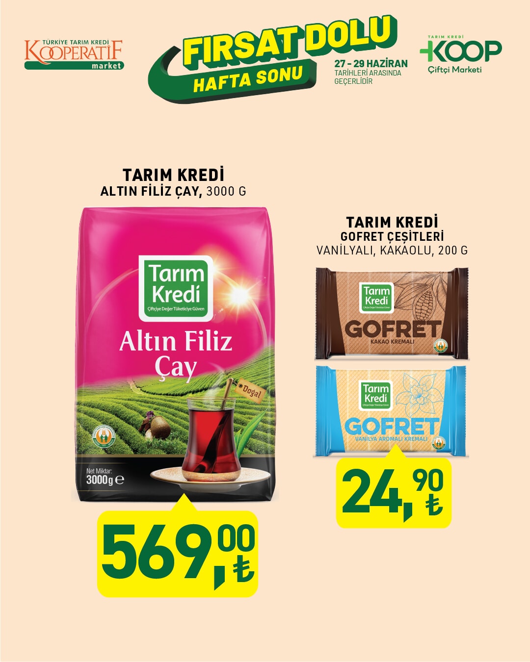 Tarım Kredi KOOP Çiftçi Marketi'nde 27-30 Haziran indirimleri! Temel gıda ve ihtiyaç ürünlerinde fiyat avantajı - 15