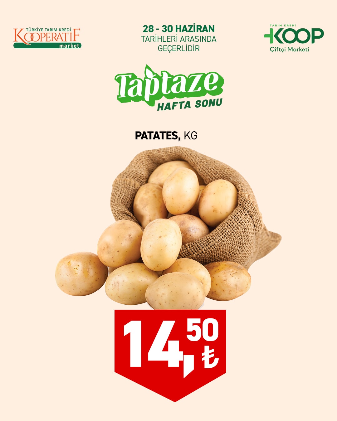 Tarım Kredi KOOP Çiftçi Marketi'nde 27-30 Haziran indirimleri! Temel gıda ve ihtiyaç ürünlerinde fiyat avantajı - 24