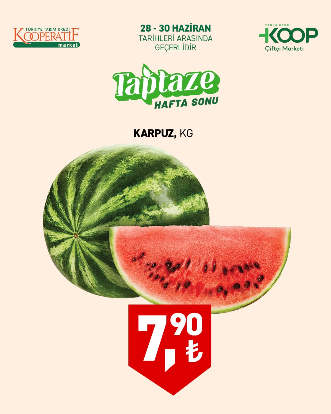 Tarım Kredi KOOP Çiftçi Marketi'nde 27-30 Haziran indirimleri! Temel gıda ve ihtiyaç ürünlerinde fiyat avantajı - 27