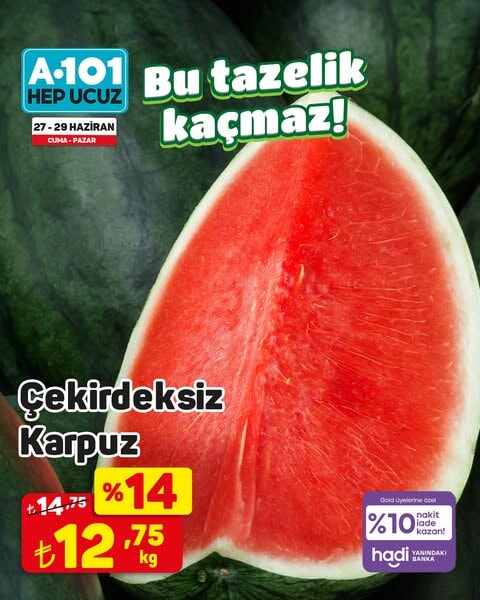 A101 27 Haziran 2025 'Haftanın Yıldızları' kataloğu yayında - 1