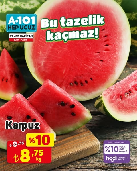 A101 27 Haziran 2025 'Haftanın Yıldızları' kataloğu yayında - 2