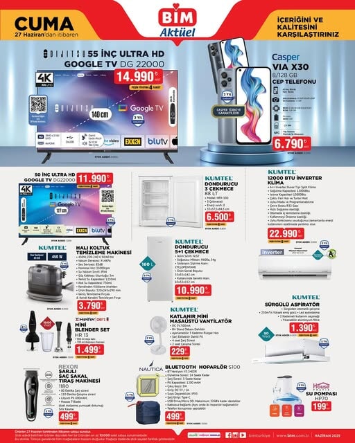 BİM'den yaz sıcaklarına özel fırsatlar! 27 Haziran Aktüel Ürünler Kataloğu raflarda - 7