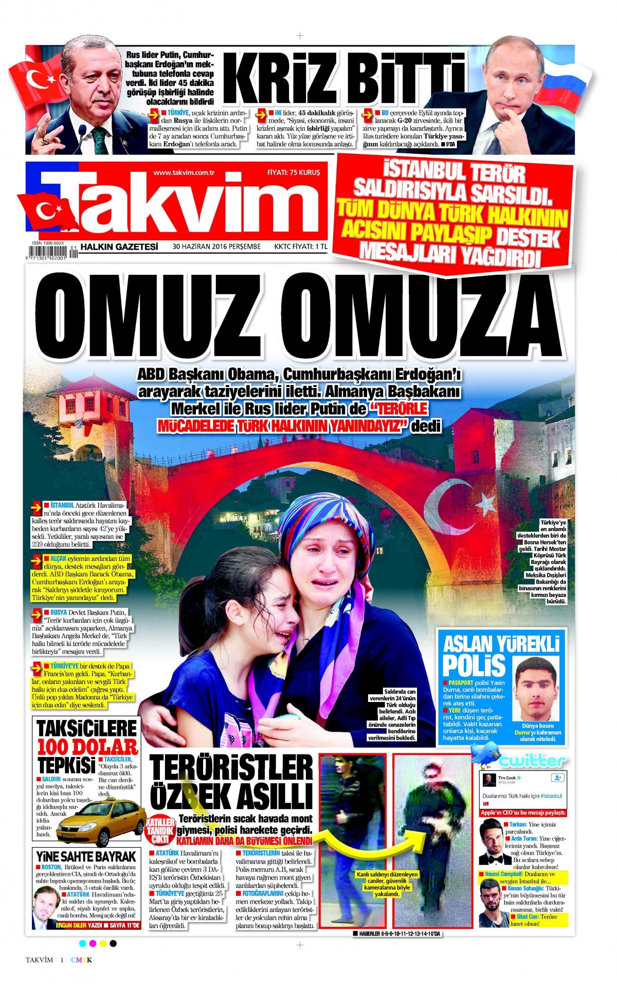 30 Haziran 2016 gazete manşetleri - 11