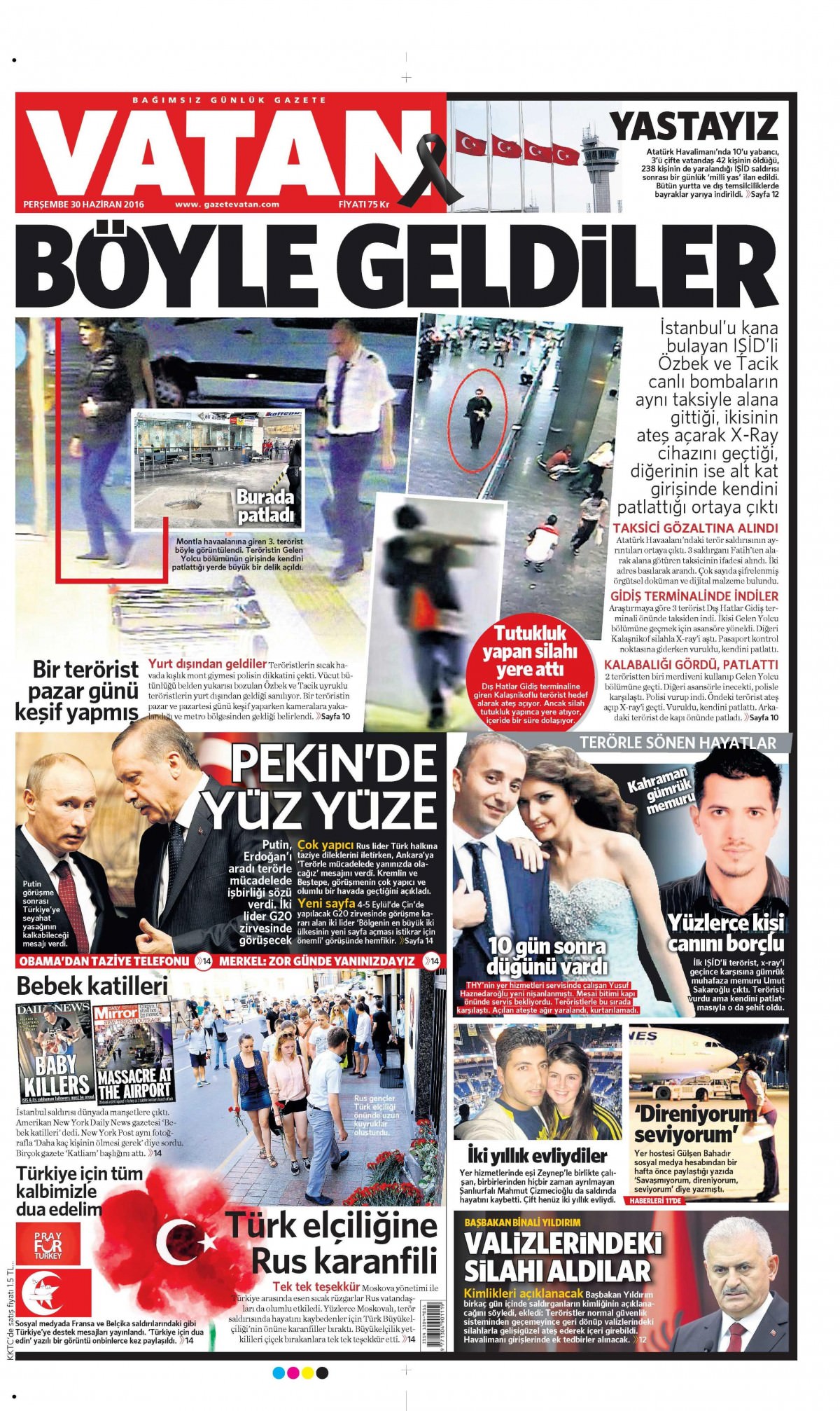 30 Haziran 2016 gazete manşetleri - 26