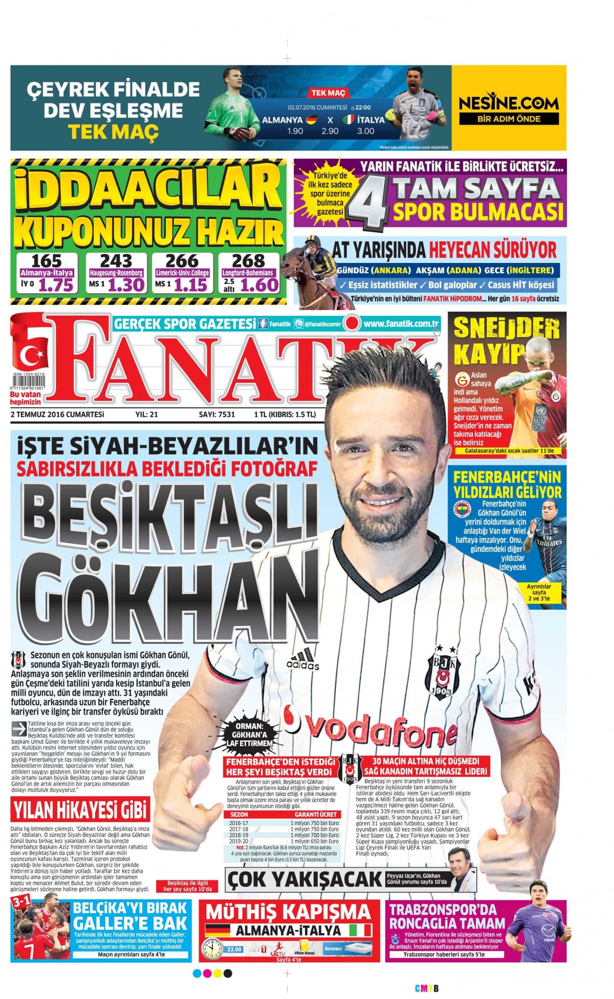 2 Temmuz 2016 gazete manşetleri - 915