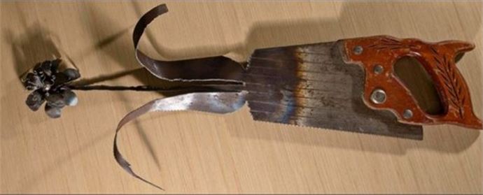 Paslı testereleri öyle bir şeye çevirdi ki - 845