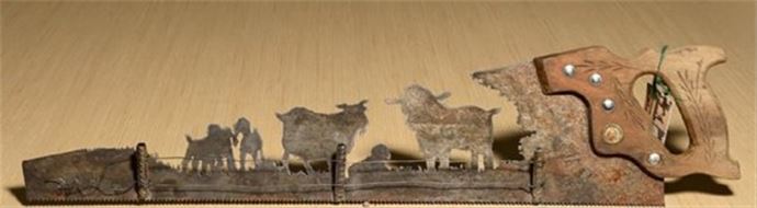 Paslı testereleri öyle bir şeye çevirdi ki - 693