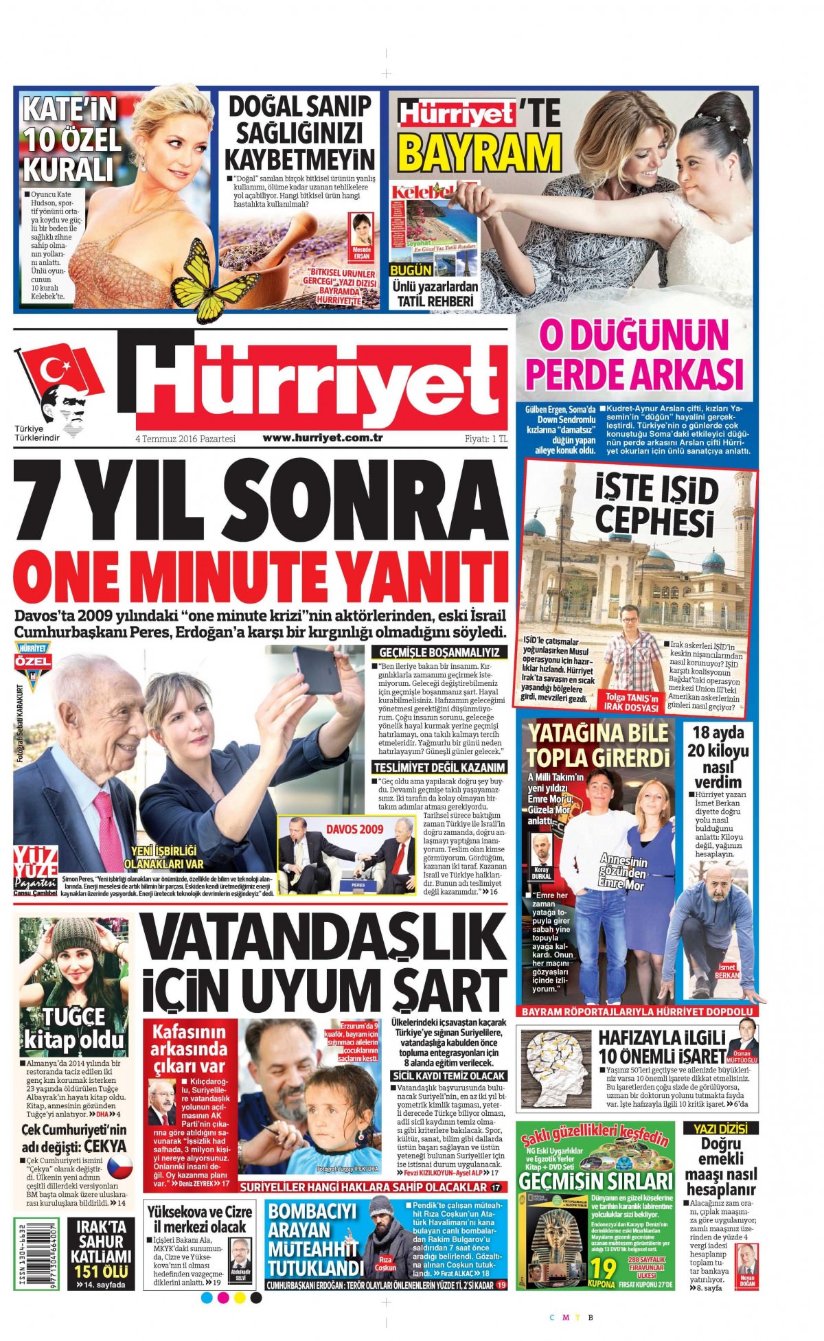 4 Temmuz 2016 gazete manşetleri - 3