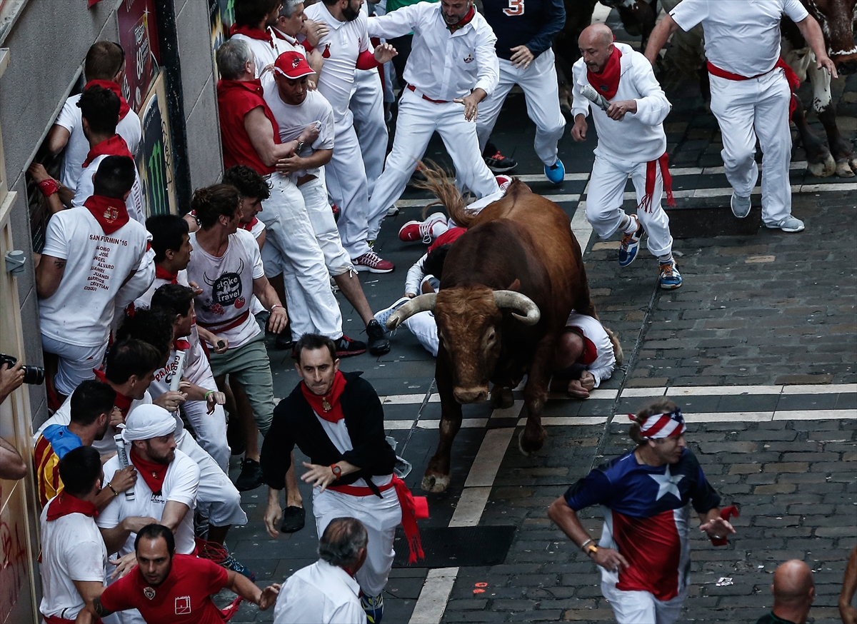 San Fermin Festivali'nde ikinci koşu tamamlandı - 724