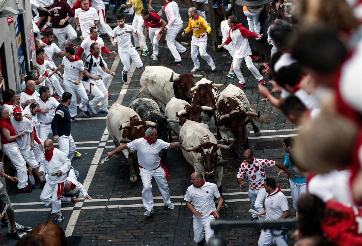 San Fermin Festivali'nde ikinci koşu tamamlandı - 702